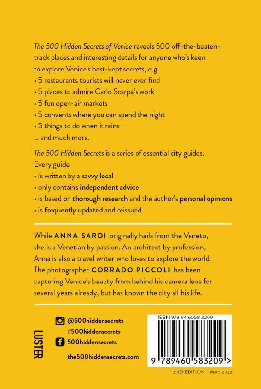 The 500 Hidden Secrets of Venice 2