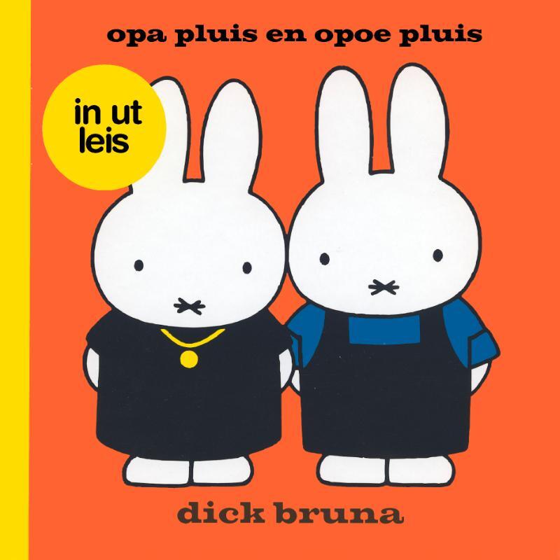 Omslag van boek: opa pluis en opoe pluis in ut Leis
