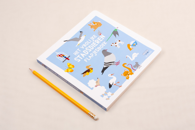 Het vrolijke stadsdieren flapjesboek 3